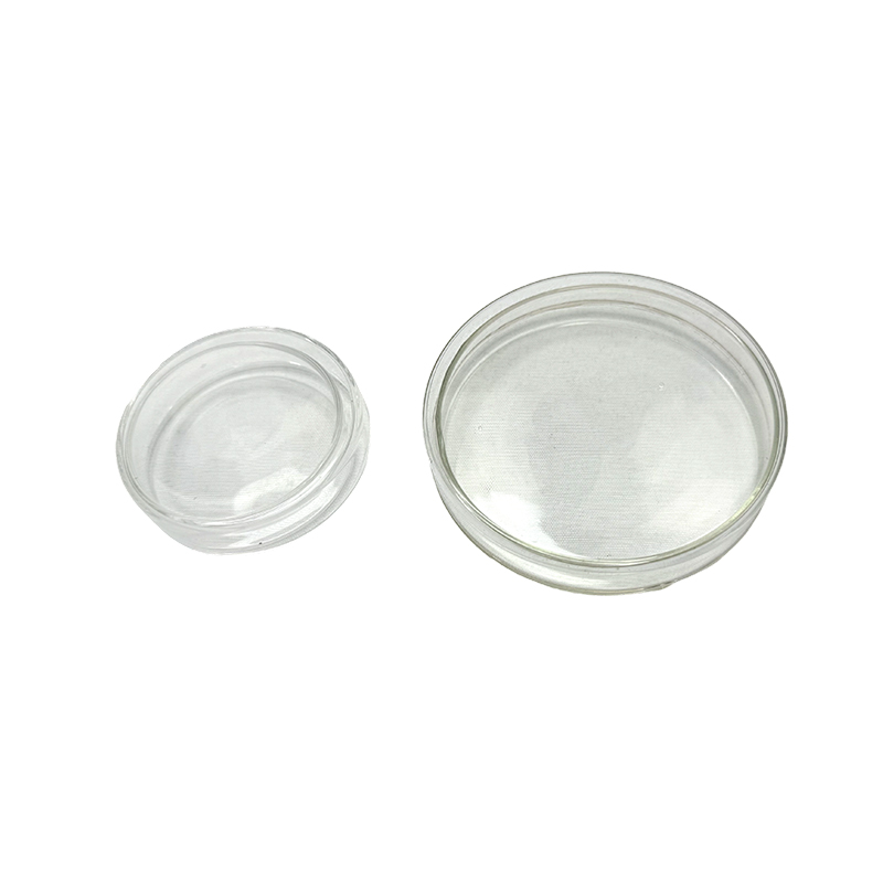 طبق بتري زجاجي مختبري لزراعة الخلايا